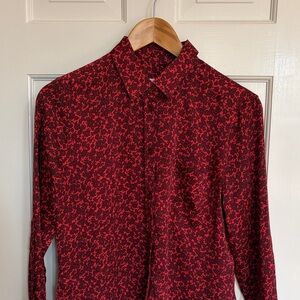 Equipment Femme Floral Button-Up Shirt